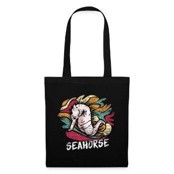 Seahorse gift - Tote Bag - black - Front