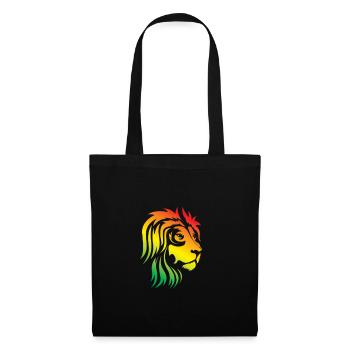 Rainbow Lion Head - Tote Bag - black - Front
