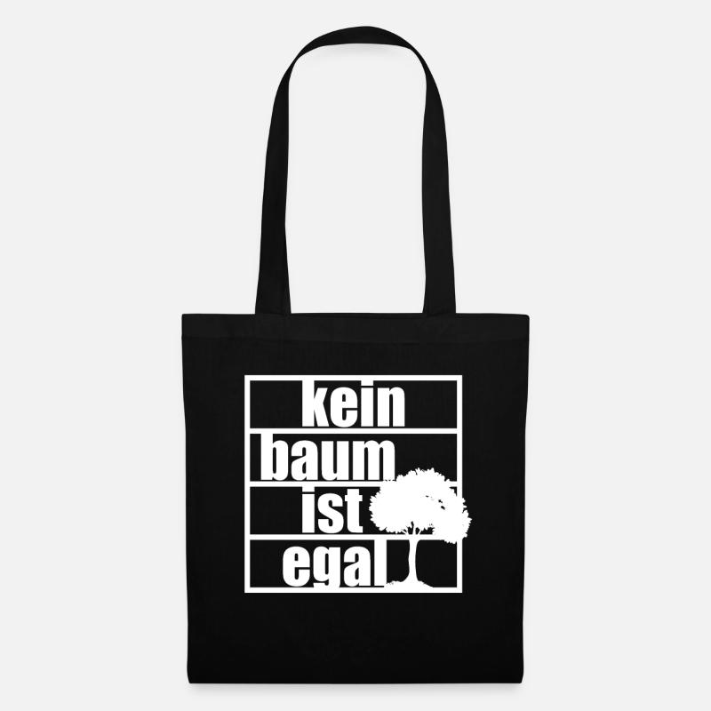 Kein Baum Ist Egal Klimaschutz Klimawandel Wald - Stoffbeutel - Schwarz