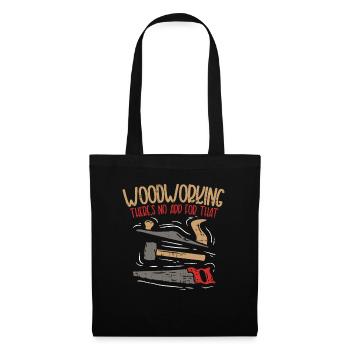 Cadeau menuiserie menuiserie - Sac en tissu - noir - Devant