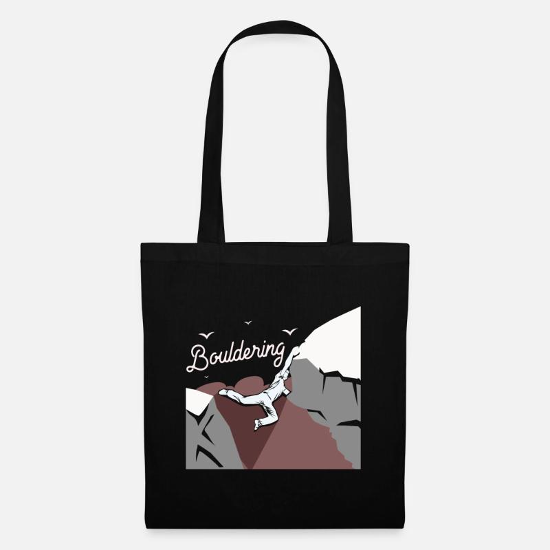 Bouldern - Stoffbeutel - Schwarz