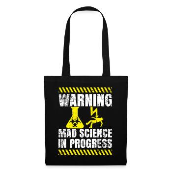 Science drôle - Sac en tissu - noir - Devant