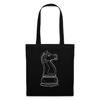 Échecs Springer - Sac en tissu - noir - Devant