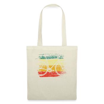 Vélo rétro - Sac en tissu - nature - Devant