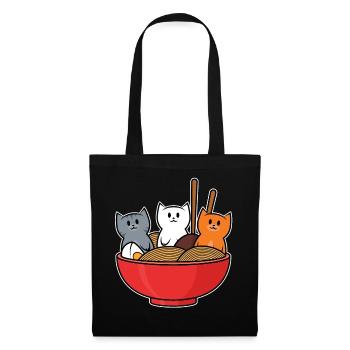 Ramen Cats Japan - Tote Bag - black - Front