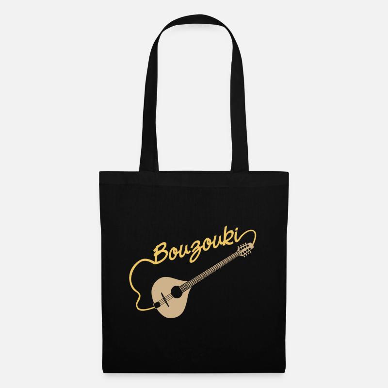 Bouzouki - Stoffbeutel - Schwarz