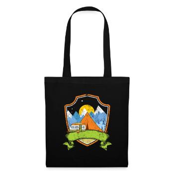 camping - Tote Bag - black - Front