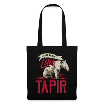 Tapire - Stoffbeutel - Schwarz - Vorne