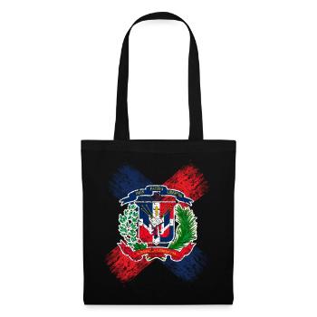 République dominicaine - Sac en tissu - noir - Devant