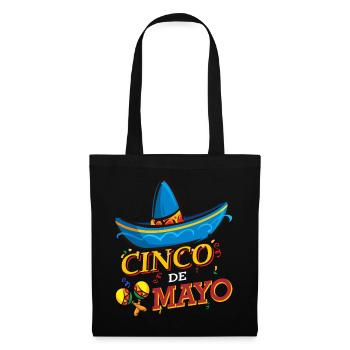 cinco de mayo - 5 de mayo - Stoffbeutel - Schwarz - Vorne