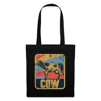 cow - Tote Bag - black - Front
