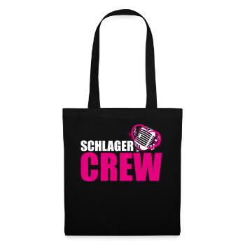 Schlager Crew - Stoffbeutel - Schwarz - Vorne
