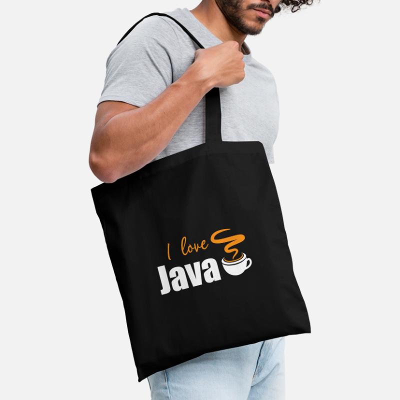 J'aime Java Sac en tissu