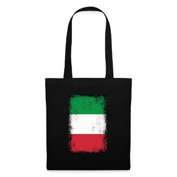 Italy Italian Flag Italian Flag Vintage - Tote Bag - black - Front