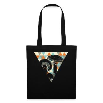 Pilze - Stoffbeutel - Schwarz - Vorne