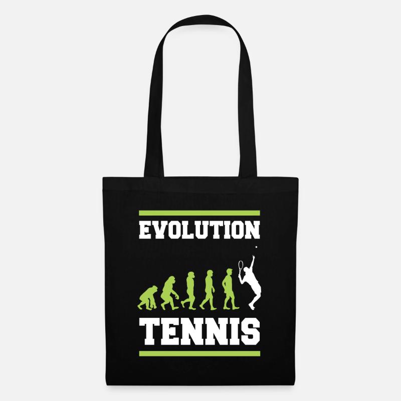 Tennis Evolution - Stoffbeutel - Schwarz