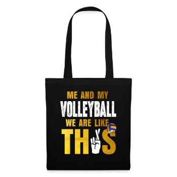 Volleyball Hobby Sport - Tote Bag - black - Front
