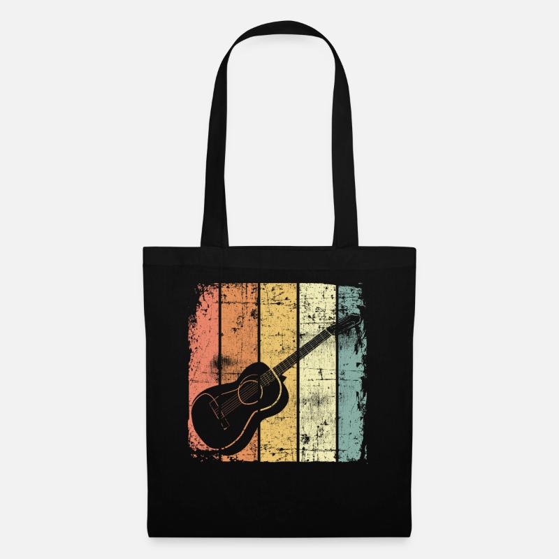 Gitarre - Stoffbeutel - Schwarz