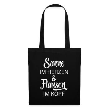 Sun In the Heart & Fleas In the Head - Tote Bag - black - Front