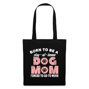 Chiens Maman - Sac en tissu - noir - Devant