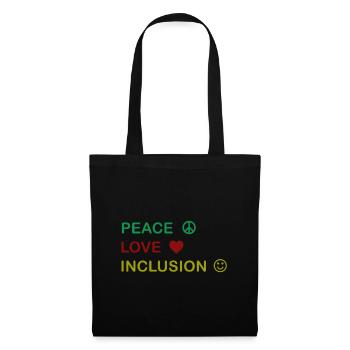 Great for all occassions Inclusion Tee Peace - Tote Bag - black - Front