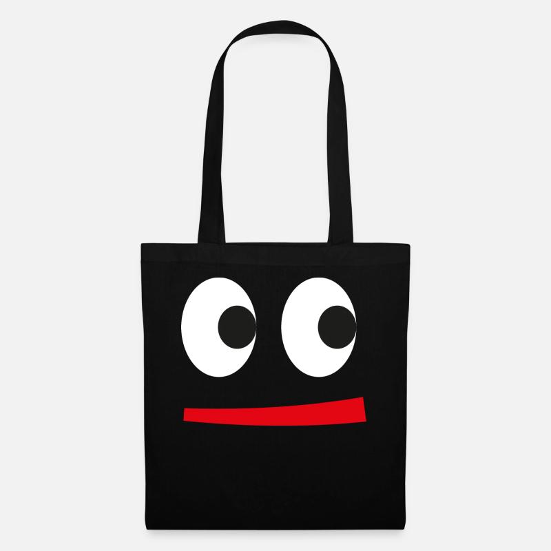 drôle - Sac en tissu - noir