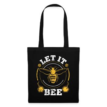 Bee bumblebee gift - Tote Bag - black - Front
