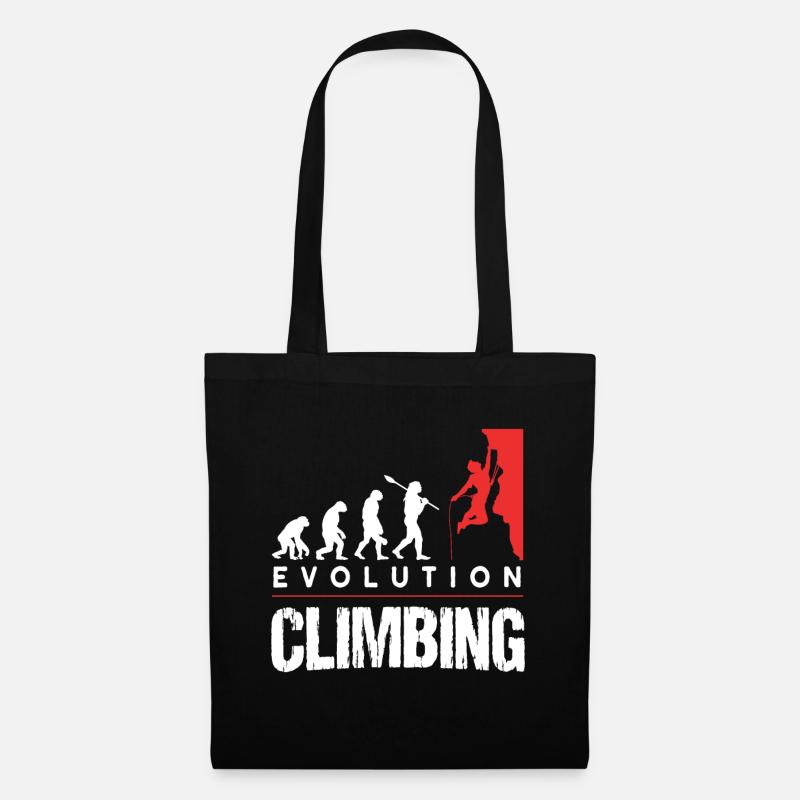 Climbing Evolution Climbing Boulderer - Tote Bag - black