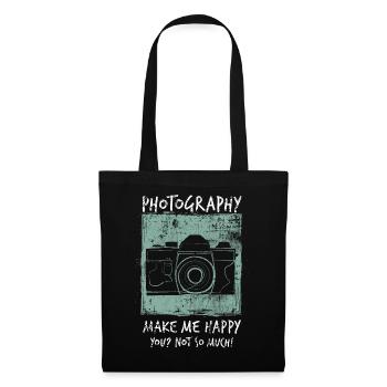 Photography Camera - Tote Bag - black - Front