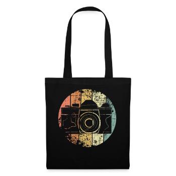 Camera Photographer retro - Tote Bag - black - Front