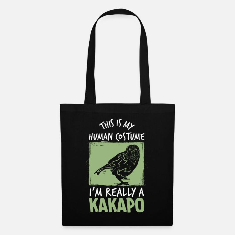 Kakapo Australien Kostüm - Stoffbeutel - Schwarz
