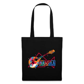 Polygone de la mandole - Sac en tissu - noir - Devant