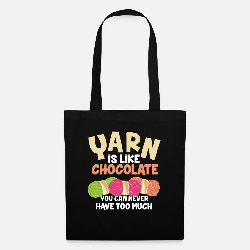 Crocheting - Tote Bag - black