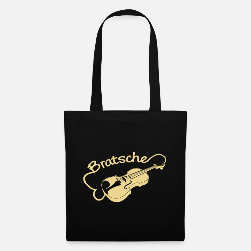 Bratsche - Stoffbeutel - Schwarz