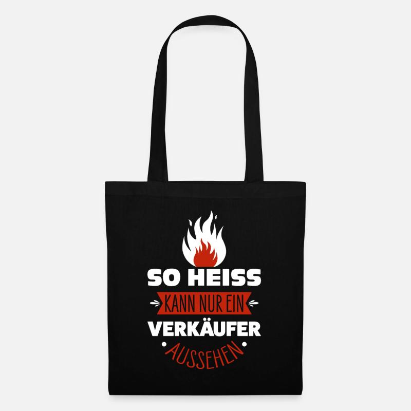 Verkäufer - Stoffbeutel - Schwarz
