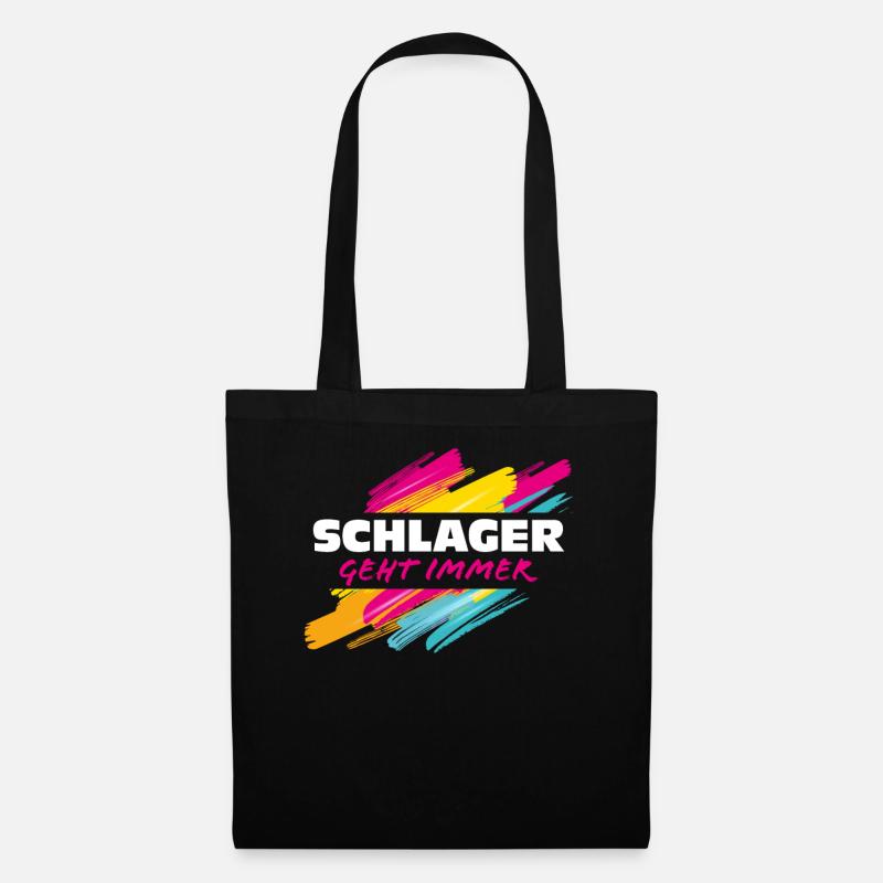Schlager - Stoffbeutel - Schwarz