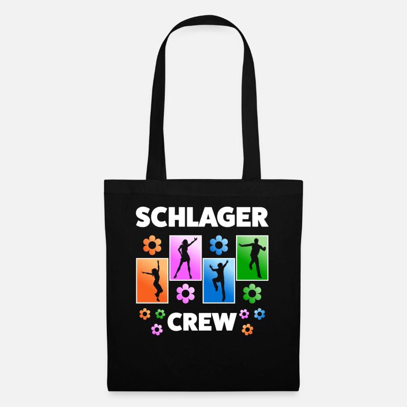 Schlager Gruppen - Stoffbeutel - Schwarz