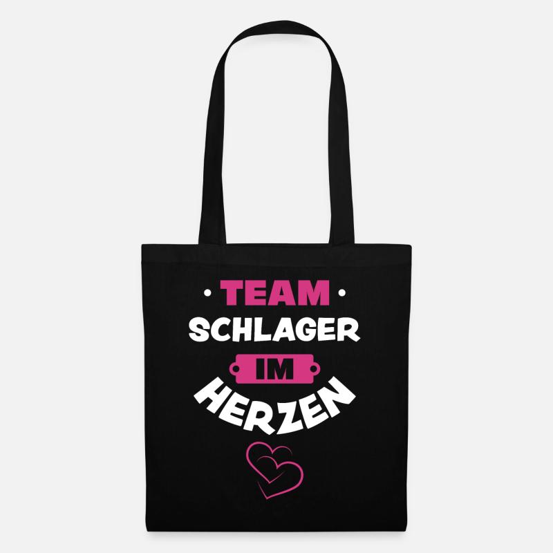 Schlager - Stoffbeutel - Schwarz