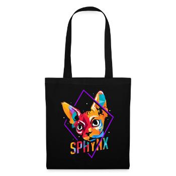 Sphynx - Sac en tissu - noir - Devant