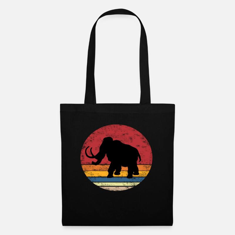 Mammut vintage - Stoffbeutel - Schwarz