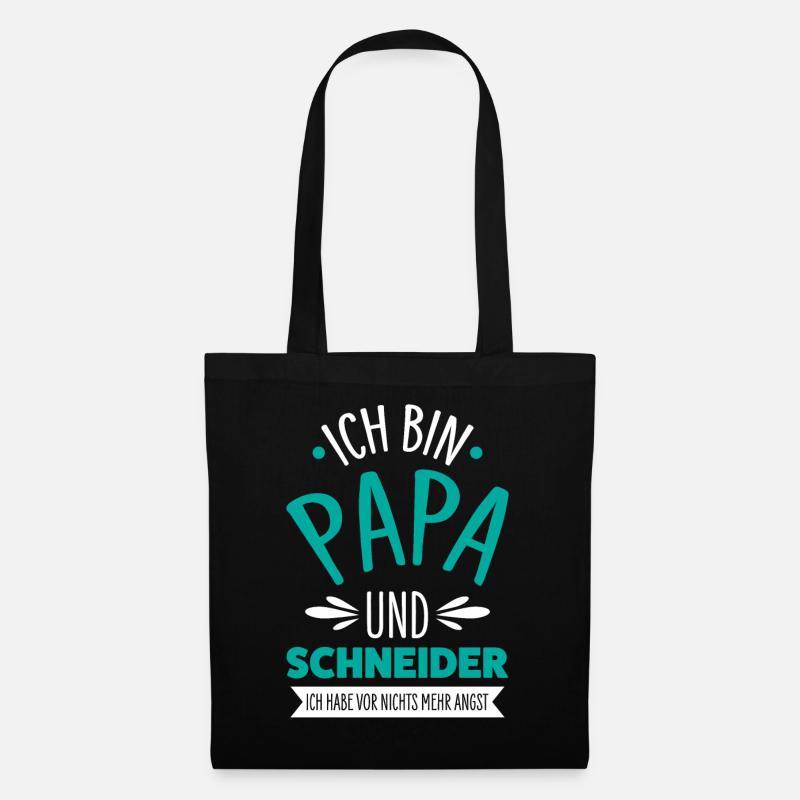 Schneider Papa - Stoffbeutel - Schwarz