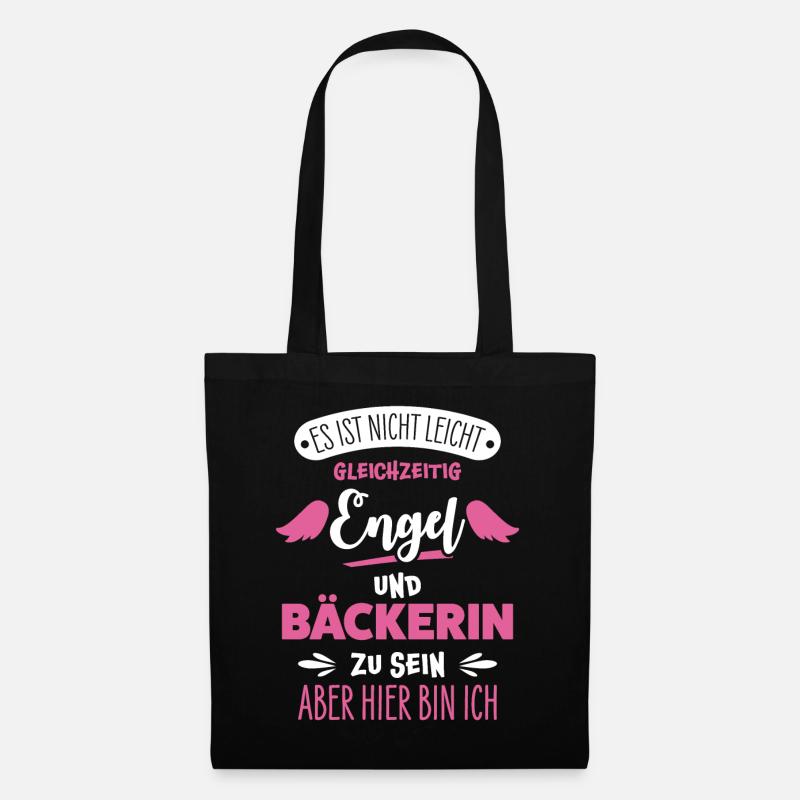 Konditorin Bäckerin - Stoffbeutel - Schwarz