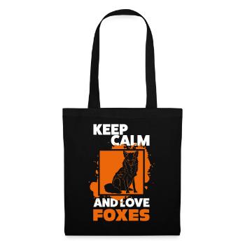 Foxes Fox - Tote Bag - black - Front