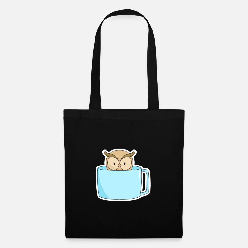 Bird coffee - Tote Bag - black