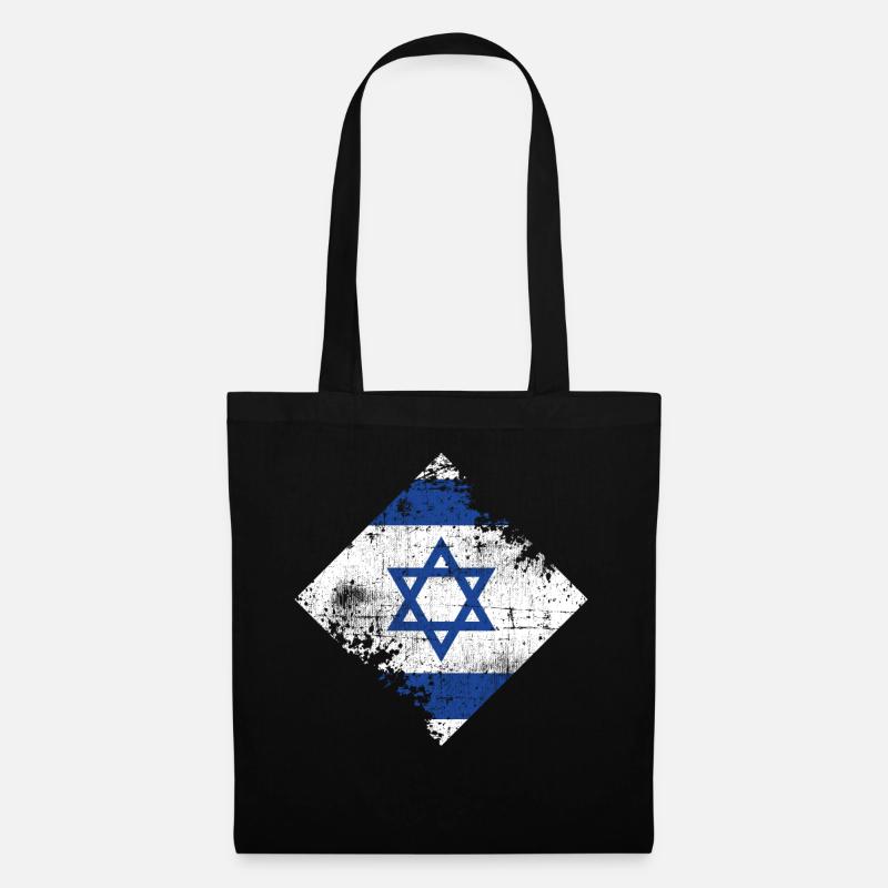 Israel - Stoffbeutel - Schwarz