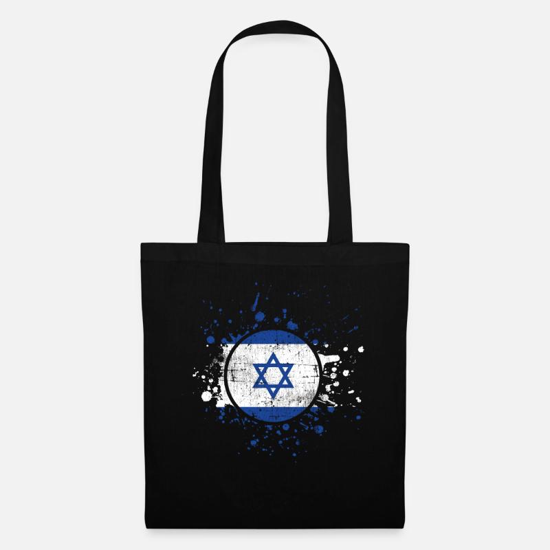 Israel - Stoffbeutel - Schwarz