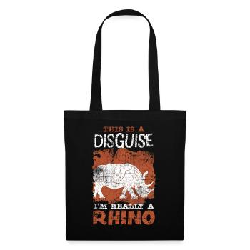 Rhinoceros - Tote Bag - black - Front