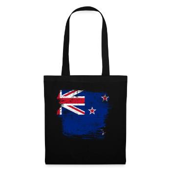 New Zealand Flag - Tote Bag - black - Front