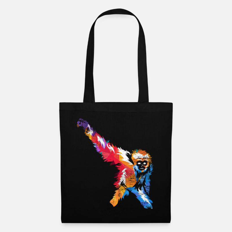 Gibbon gift - Tote Bag - black