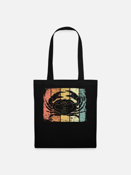 Krebs - Stoffbeutel - Schwarz